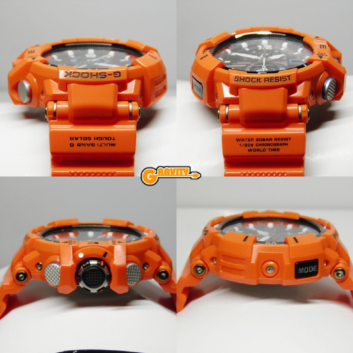 GW A1100R 4AJF SKY COCKPIT Orange CASIO G SHOCK G Shock Used