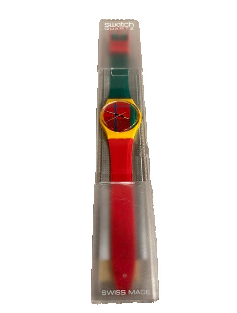 1985 Swatch McGregor (GJ100) Vintage Swatch Watch – Mint condition never used!