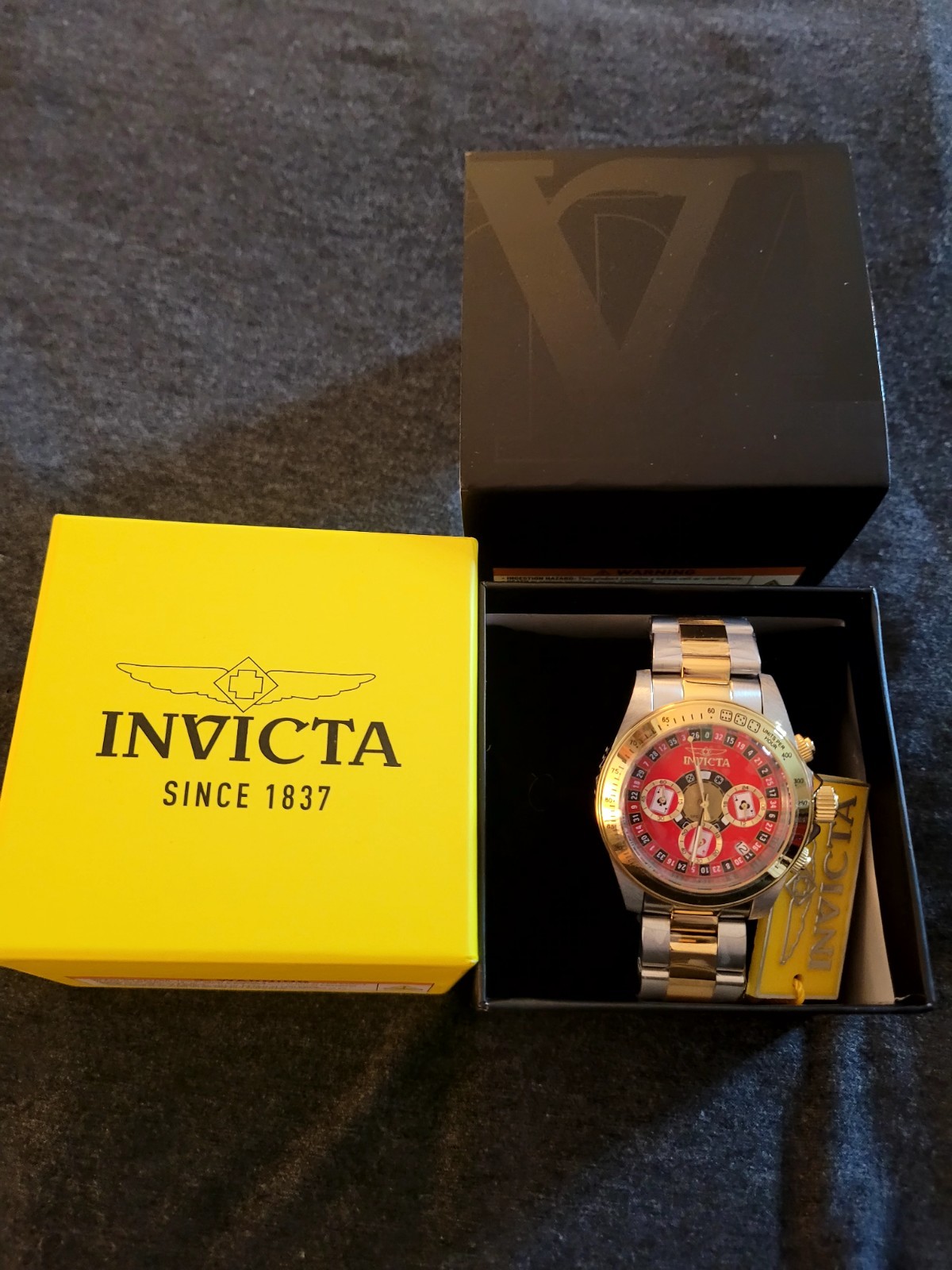 Invicta Speedway Montecarlo men’s chronograph watch, model 50495