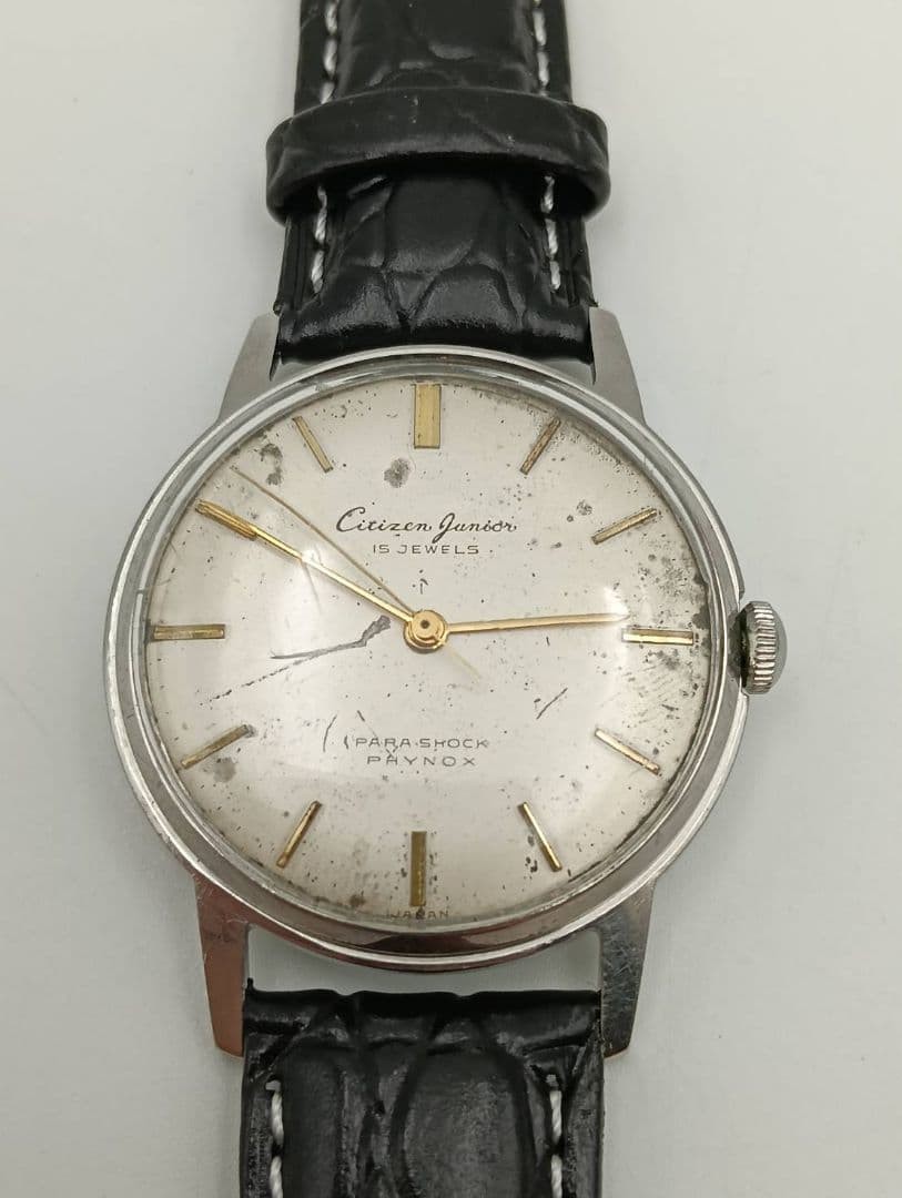 [Overhauled] Citizen Junior 15 Jewels Hand-wound Vintage Watch