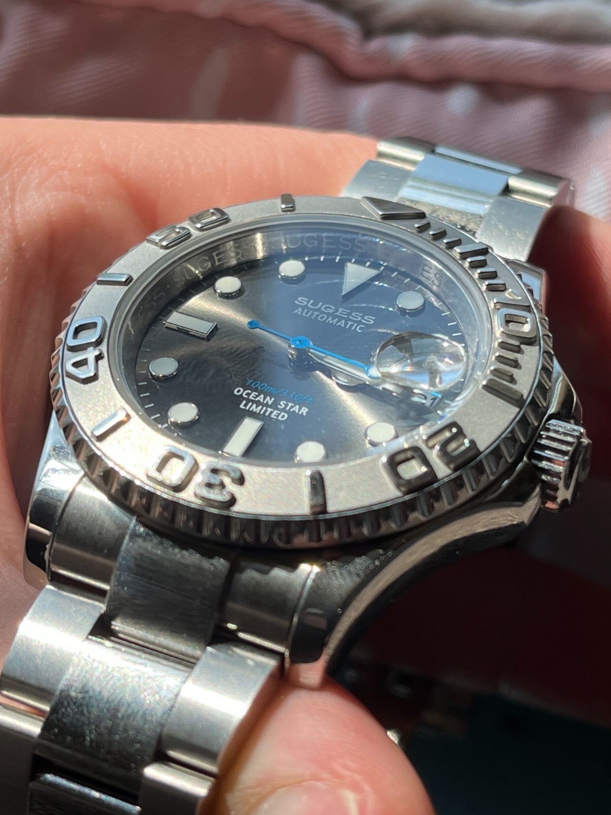 Sugess Ocean Star S450-2.KS NH35A Automatic 40mm Diver – Excellent Condition