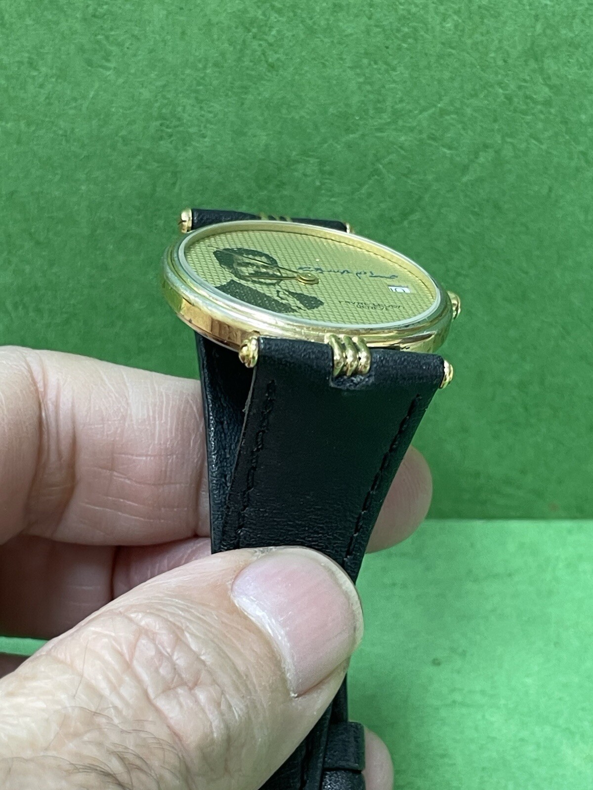 SWISS FAVRE LUBA President Saddam Hussein Iraq Gold Dial 31 Watch R12