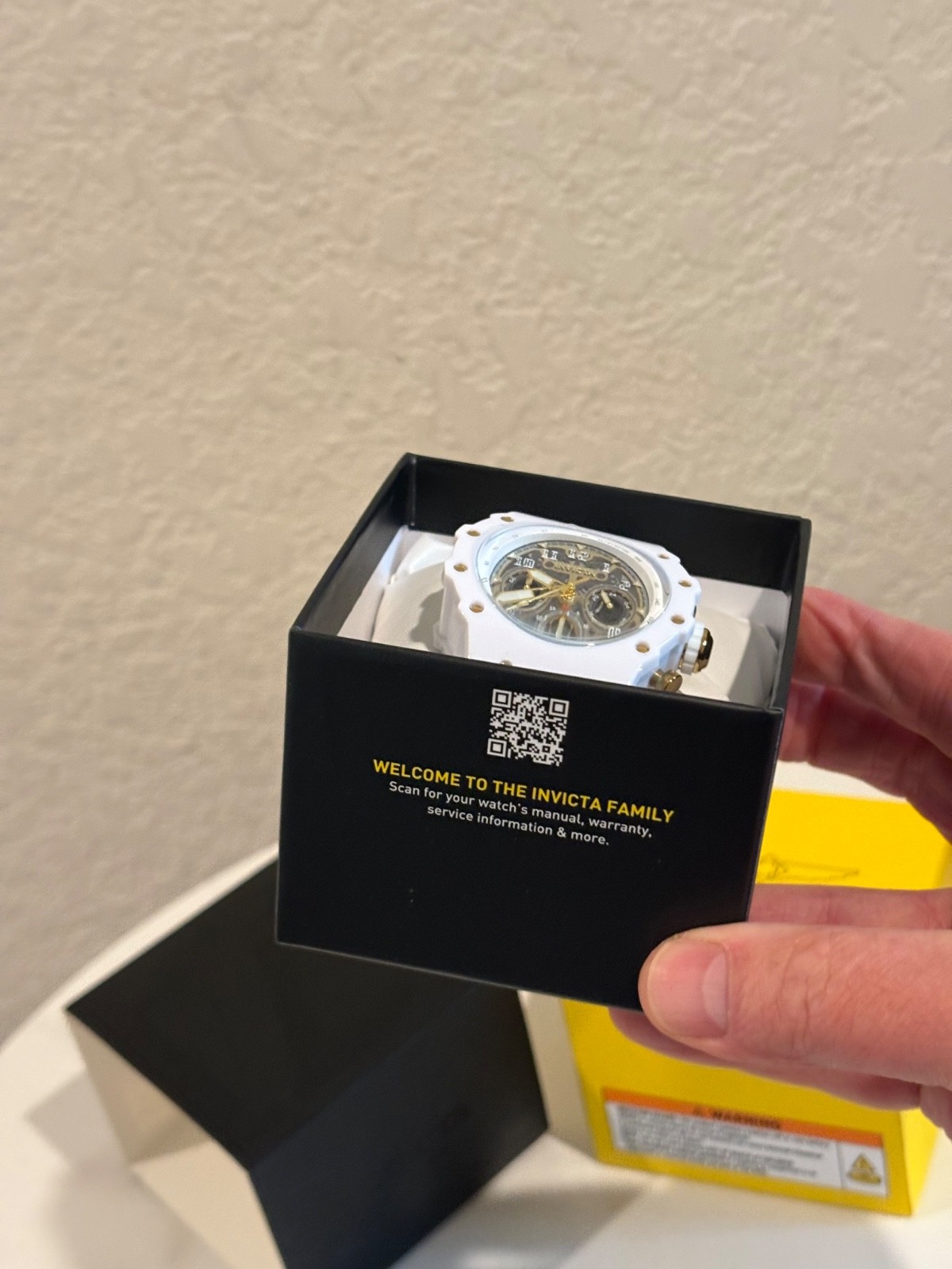 Invicta Racing Vaulthan Men’s Watch – 44mm, White NWT