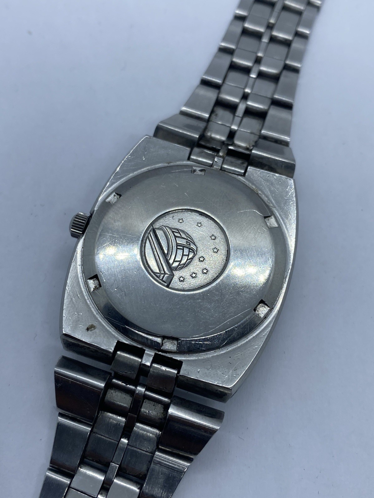 Omega Constellation 168.045 Cal 751 Automatic Men Watch For Repair Gold Bezel