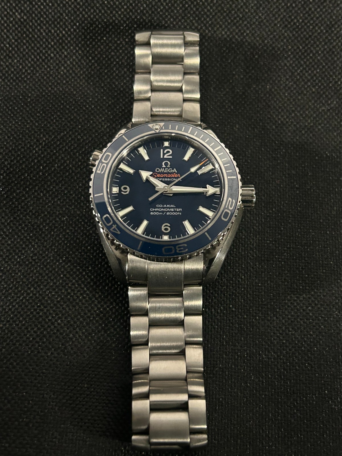 Omega Seamaster Planet Ocean 600M 42mm – Grade 5 Titanium Blue Dial