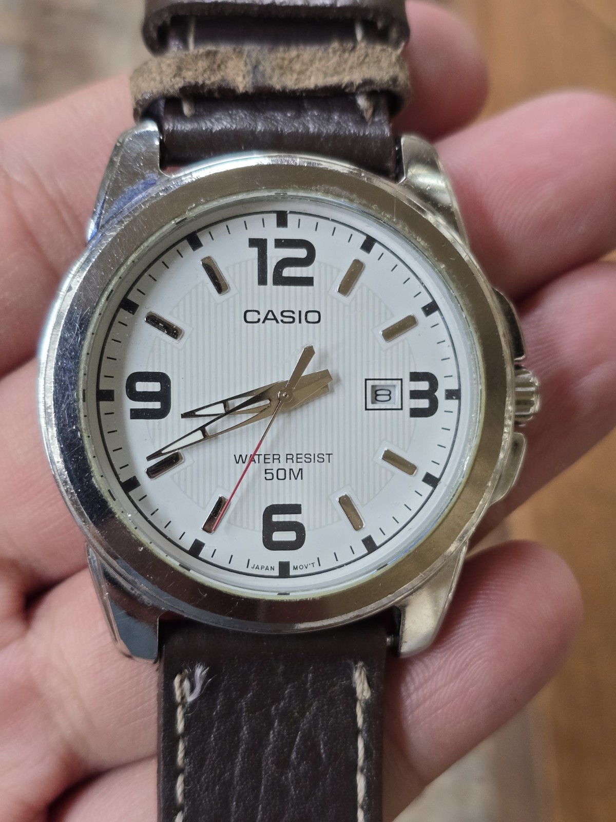 Casio Men’s Classic Quartz Watch Classic Vintage Style Stainless Steel Watch