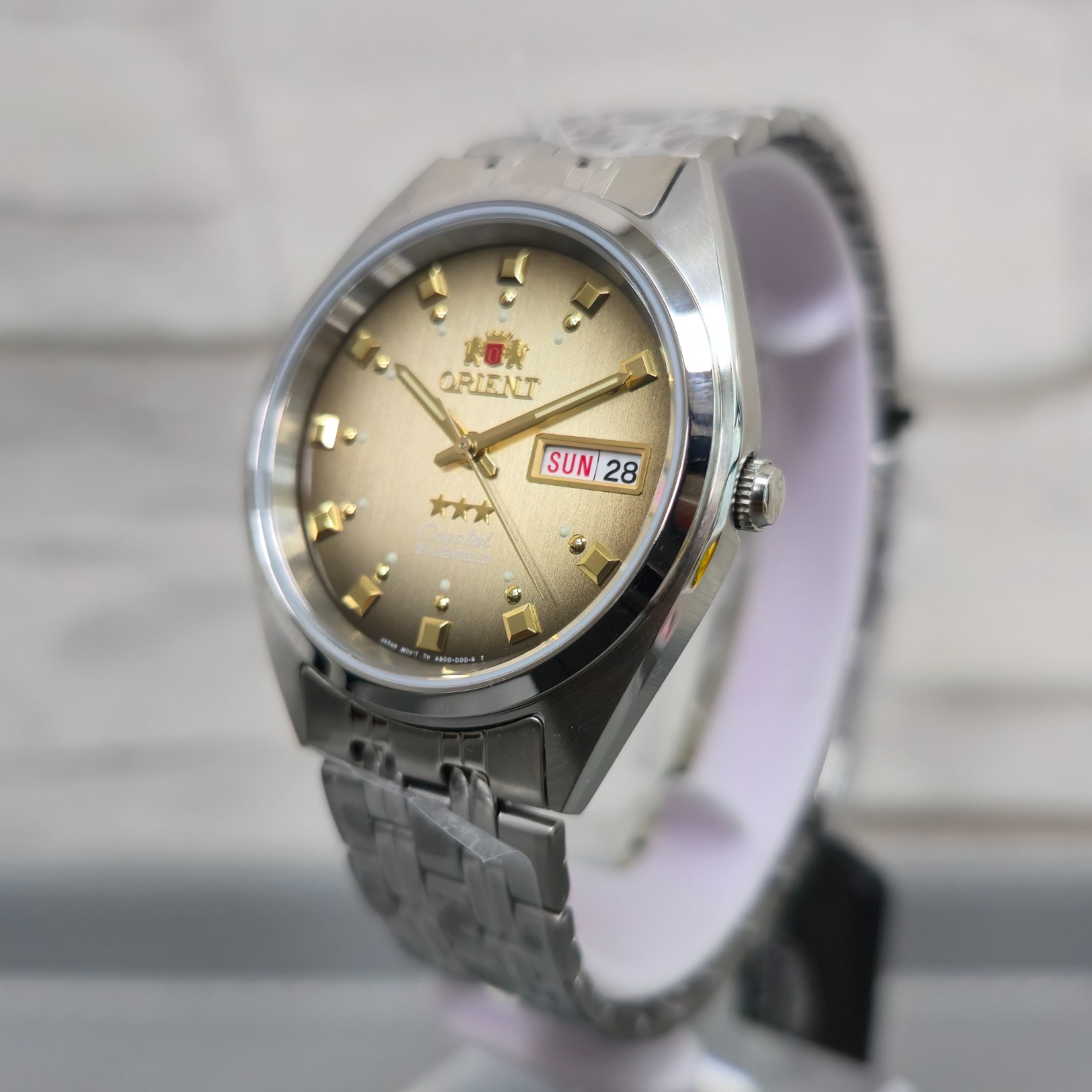 Orient TriStar FAB00009P9 Automatic Gold Dial Stainless Steel New Men’s Watch