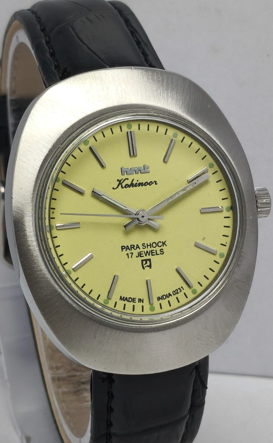 HMT Kohinoor 17 Jewels Hand Winding Wrist Watch For Men’s In Working Condition