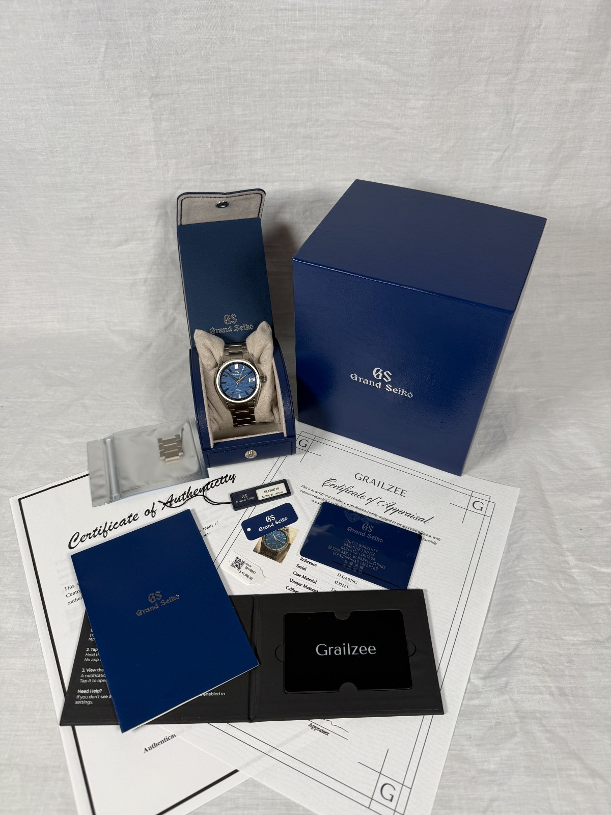 2025 Grand Seiko Evolution 9 “Lake Suwa” Spring Drive Titanium Blue Dial 40MM