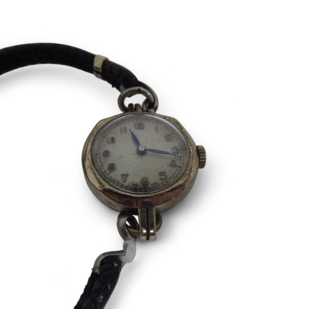 Antique Grosvenor Swiss Made Trench Ladies Manual Watch Untested Preloved