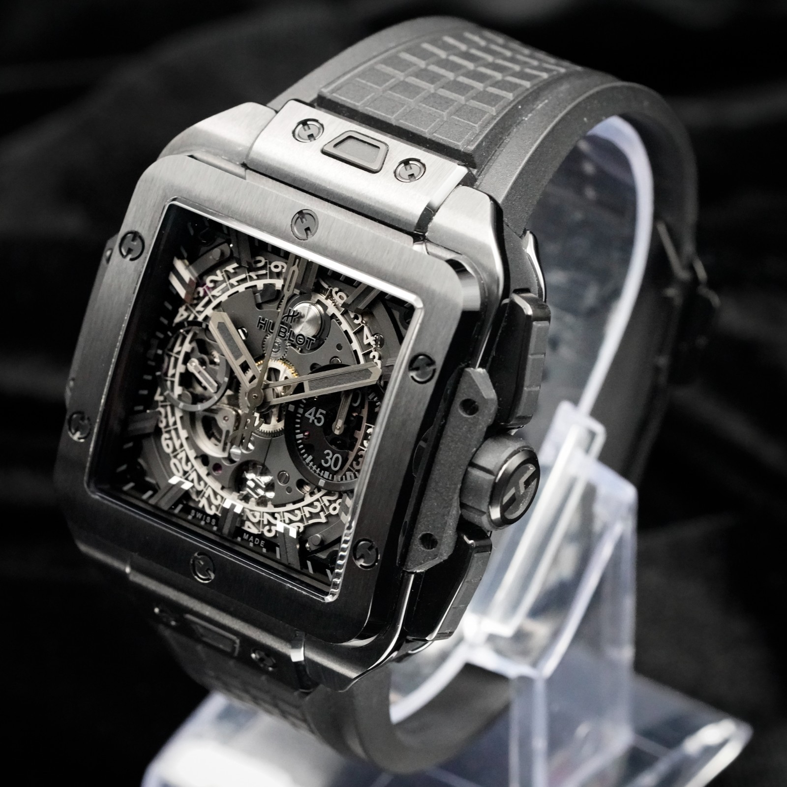 2023 Hublot Square Bang Unico “All Black” – Limited Edition Full Set #250/250