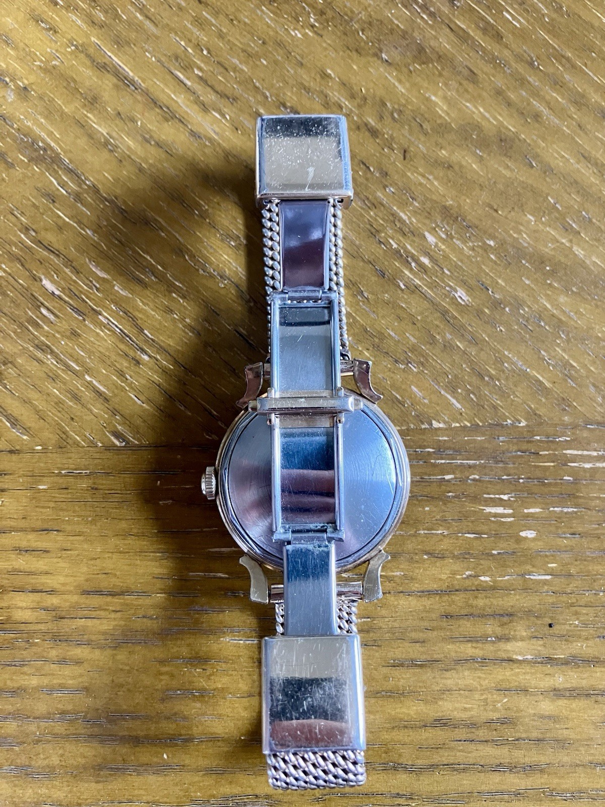 Men’s Vintage Cyma Automatic Bumper Watch Stainless Steel & Gold Filled
