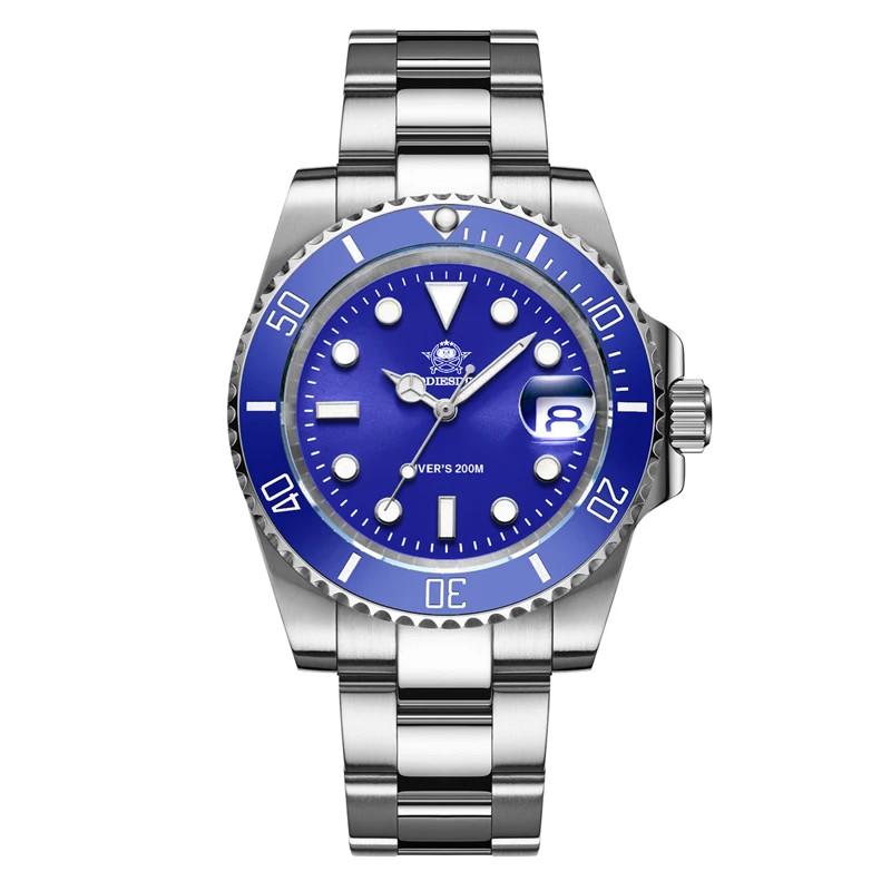 ADDIESDIVE MY-H3-2 41mm Quartz Dive Watch Ceramic Bezel 200M BGW9 Lume