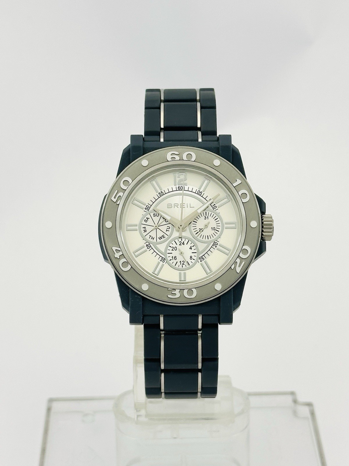Breil TW0992 Men’s Multifunction Mantalite Polycarbonate Links Bracelet Watch