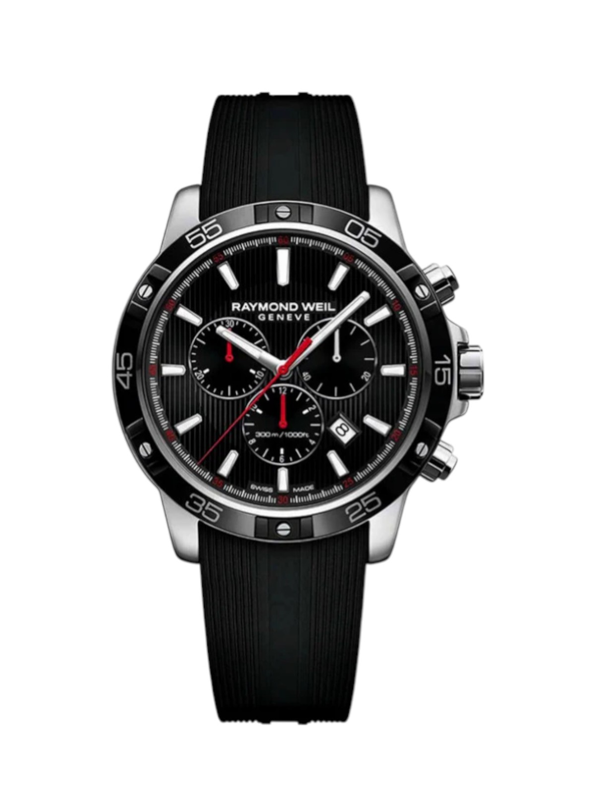Raymond Weil Men’s 8560-SR1-20001 Tango Chronograph Quartz 43mm Watch MSRP $1350