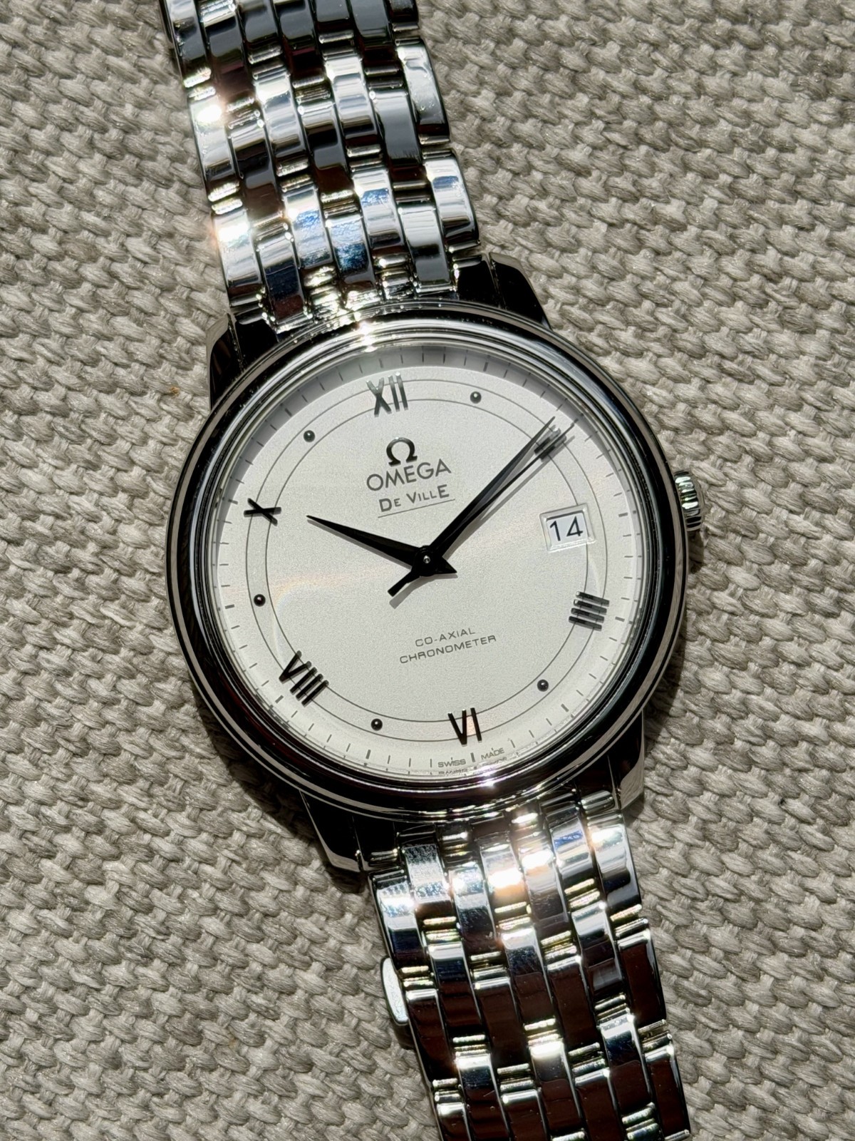 Omega DeVille Coaxial Chronometer 424.10.37.20.04.001 – 37mm Cal. 2500 Auto