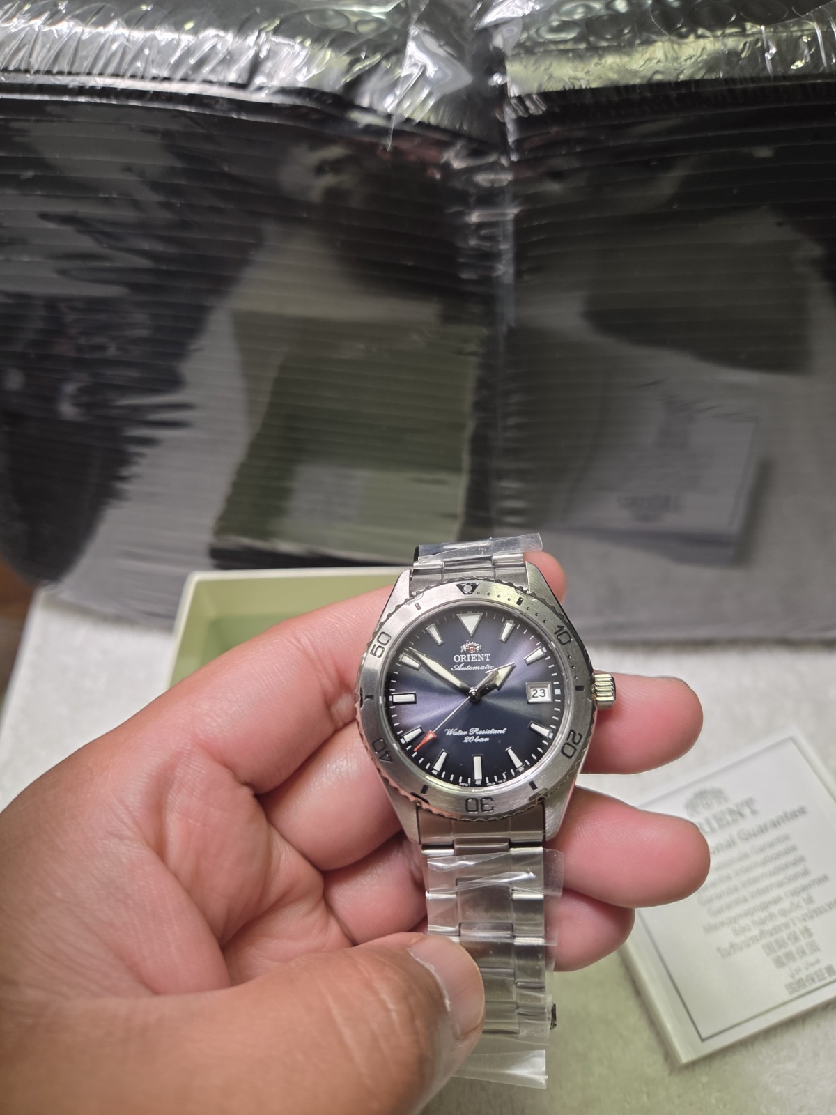 Orient Mako Diver | Automatic | 40mm Blue Dial W/R 200m | Box & Papers