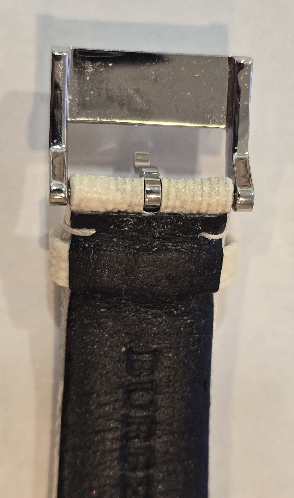 Burberry BU1798 Nova Check Strap White Dial Stainless Steel Quartz Watch *Works*