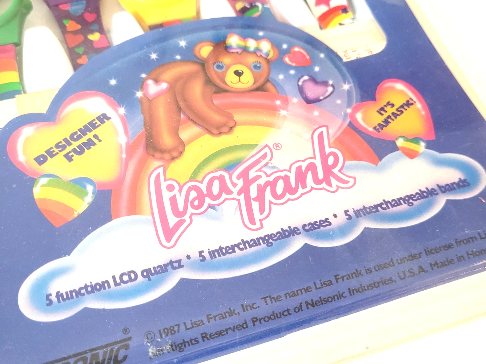 Vintage 1987 Lisa Frank Mix N Match Watch Set Interchangeable Parts – Read
