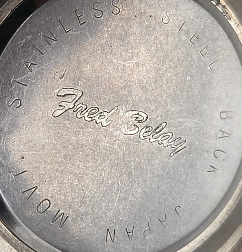 Fred Baley 38mm Dive Style Case Japan Quartz Watch SS Link band New Battery Runs