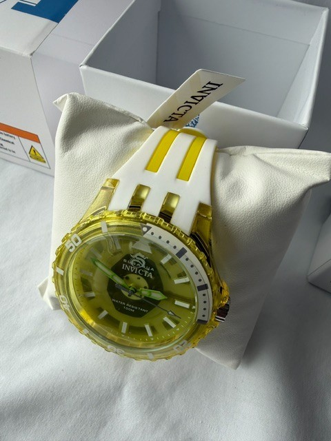 Invicta Subaqua Chromamode Men’s Watch – 44mm Yellow 69451 New