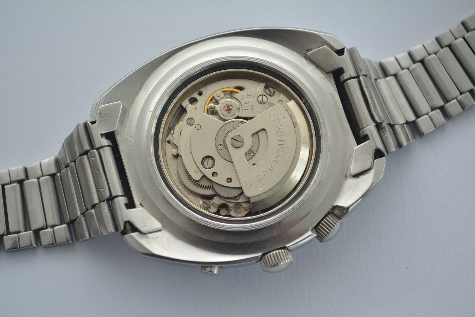 Japan Automatic Watch Orient watch 21 JEWELS Original Dial SK 80years vintage