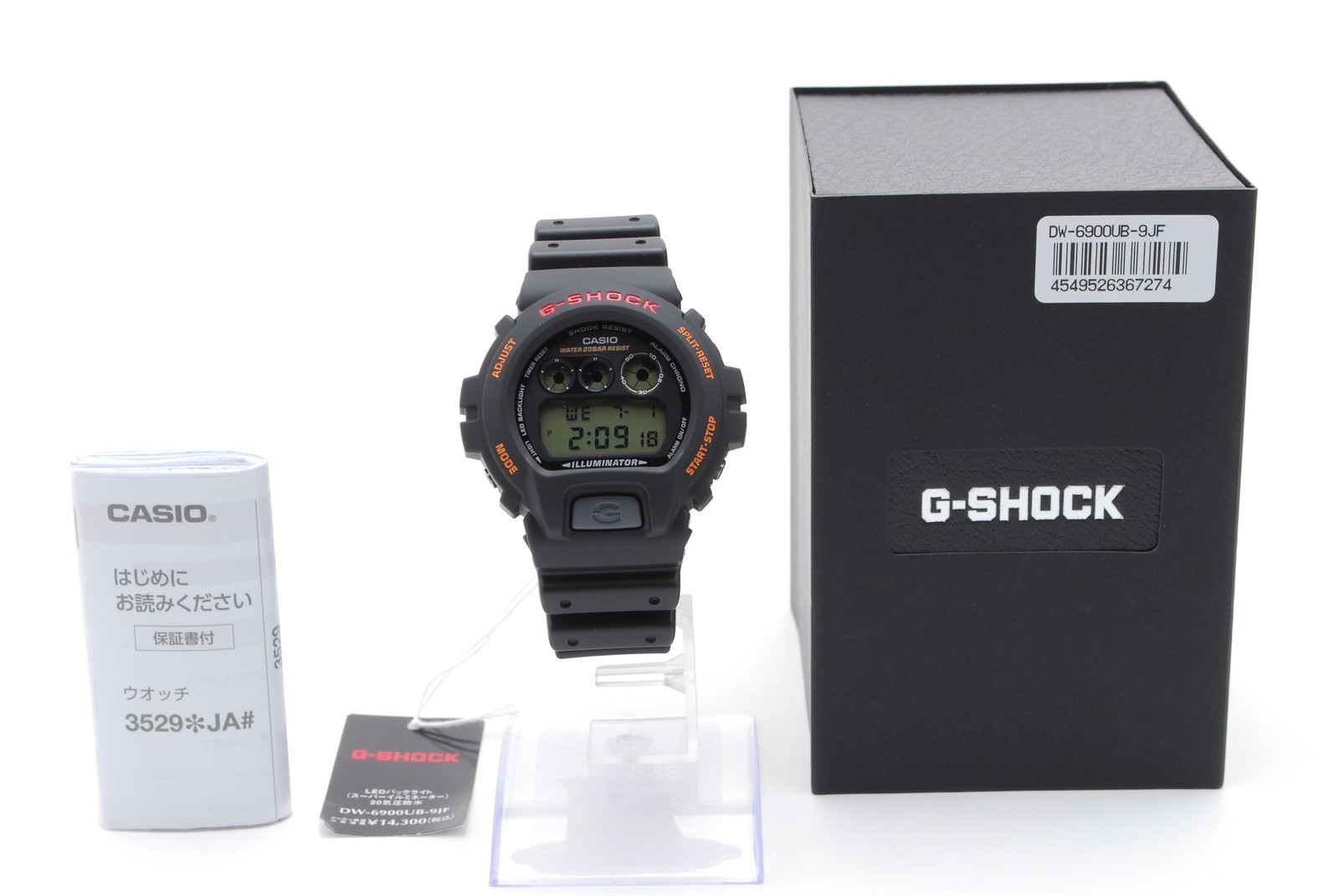 [MINT in BOX]CASIO G-SHOCK DW-6900UB-9JF Black Digital Men’s Watch from Japan