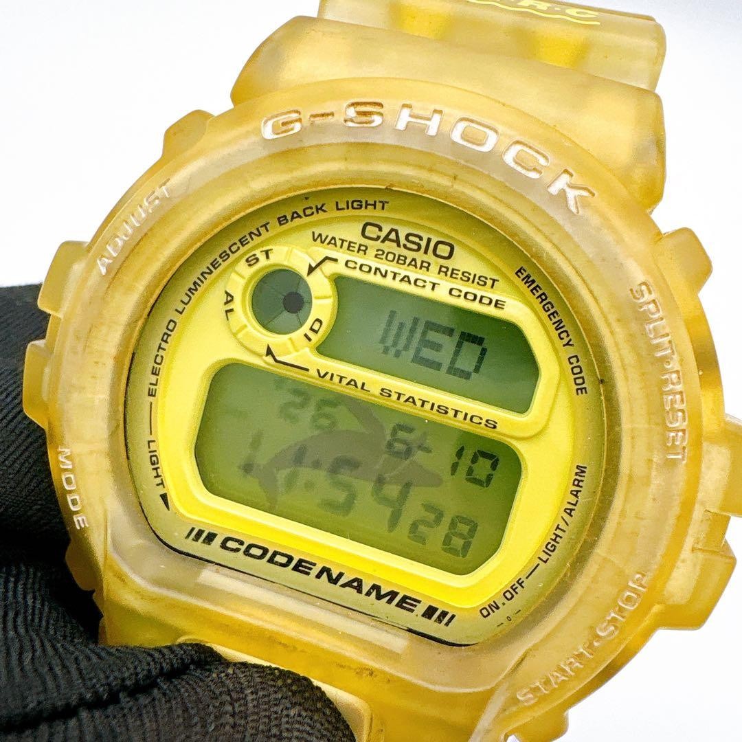 CASIO G-SHOCK DW-6900K Yellow Digital Quartz Watch