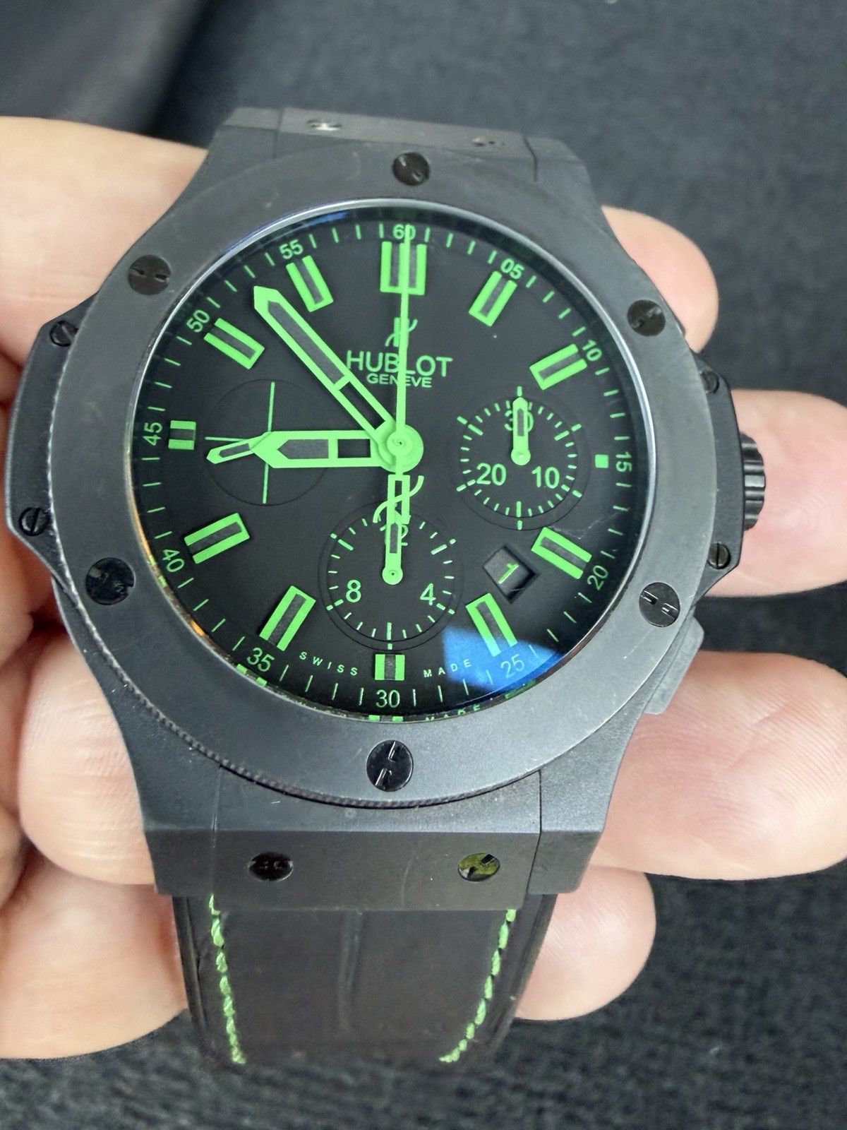 Hublot Big Bang All Black “Green” Limited Edition 301.CI.1190.GR.ABG11