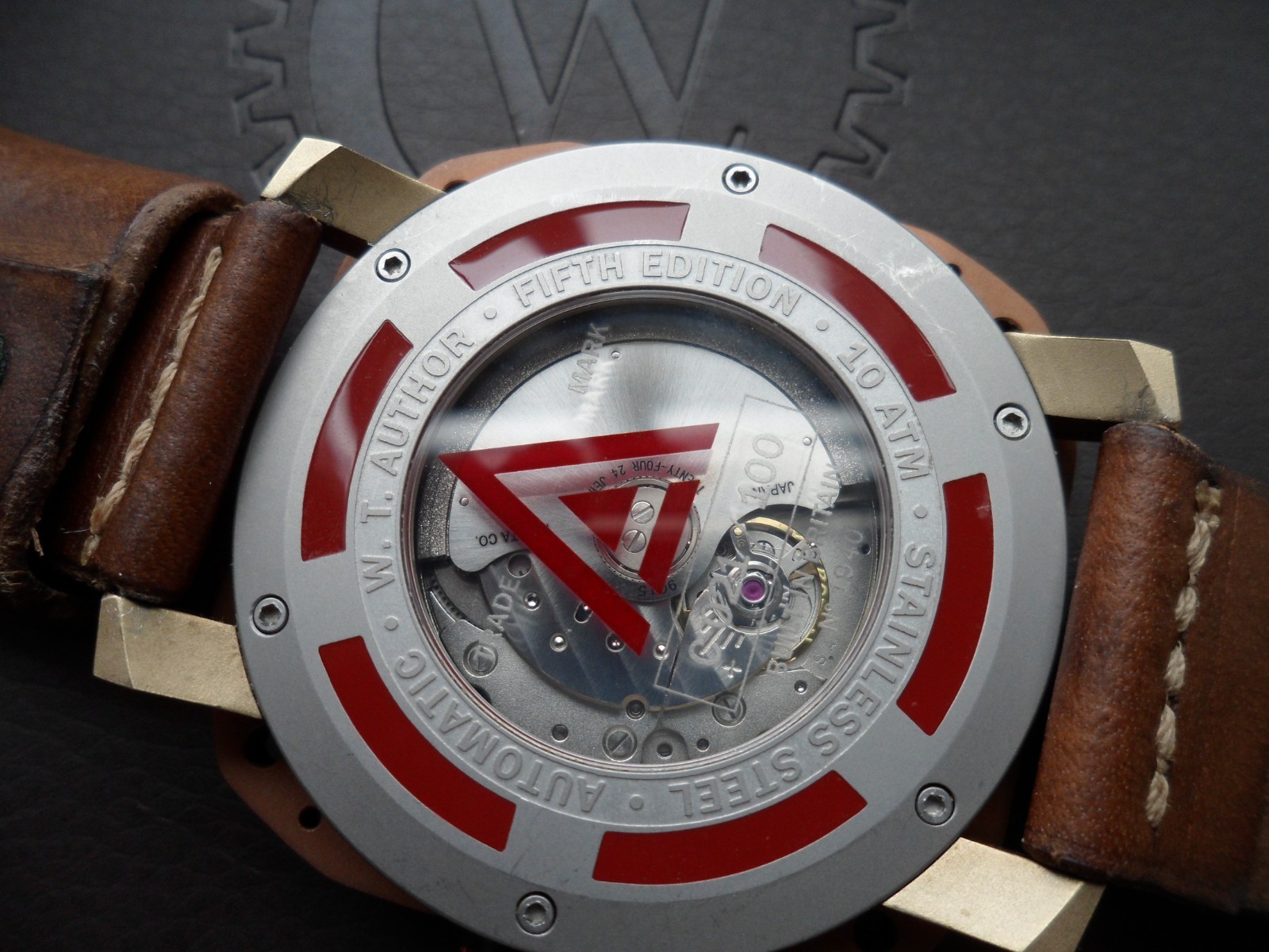 W.T.AUTHOR 1940 PILOT AUTOMATIC WATCH.BRITISH BUILT,RARE. MIYOTA 9015.