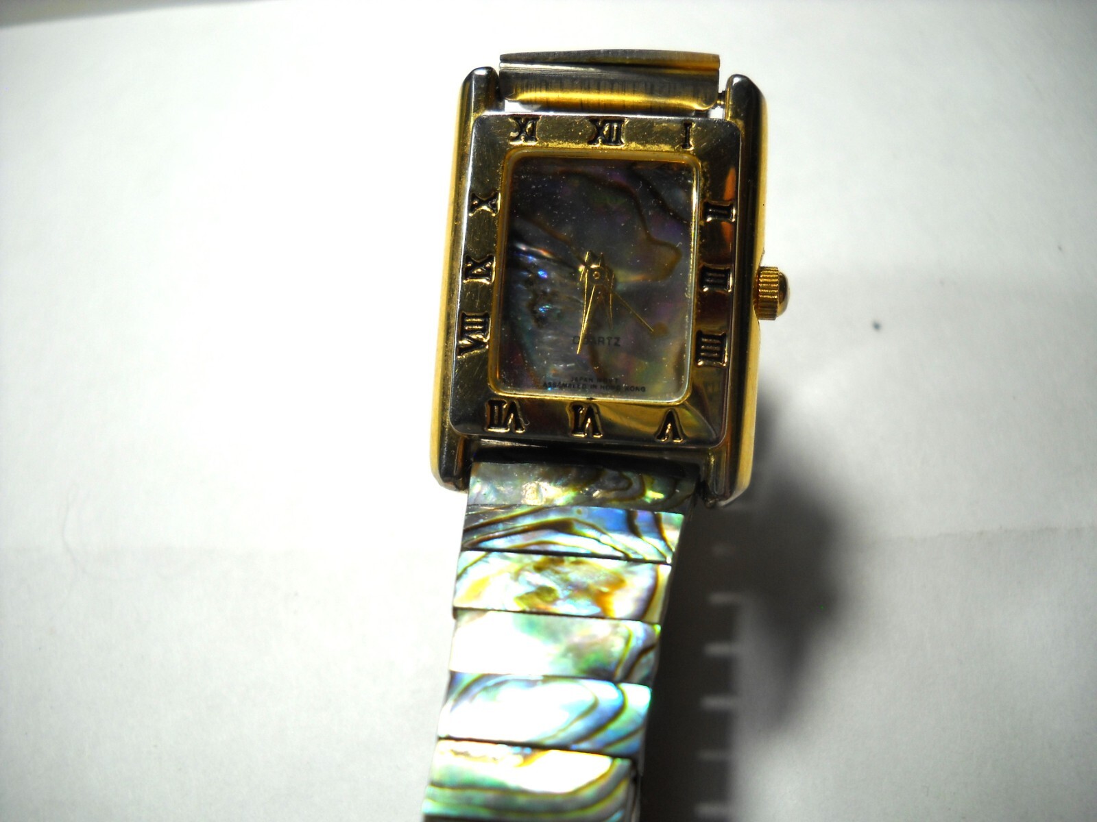 415L Ronica Abolane dial and 10 mm streatch band beautiful blue colors new batte