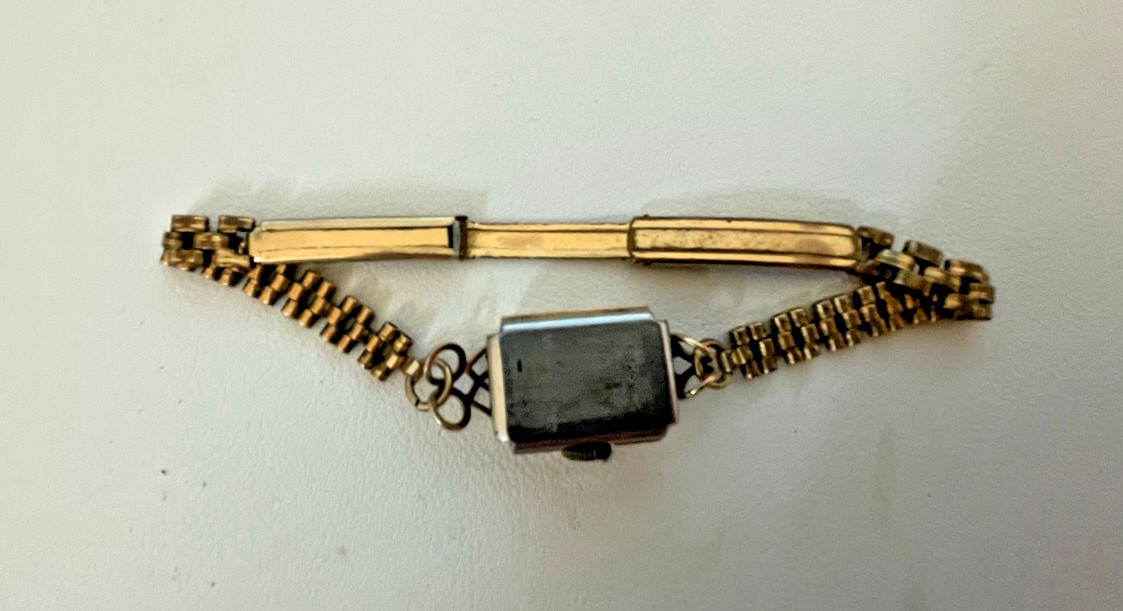 Roxedo Vintage Women’s Wristwatch Rolled Gold Swiss Made 5 Jewels Spares Repair