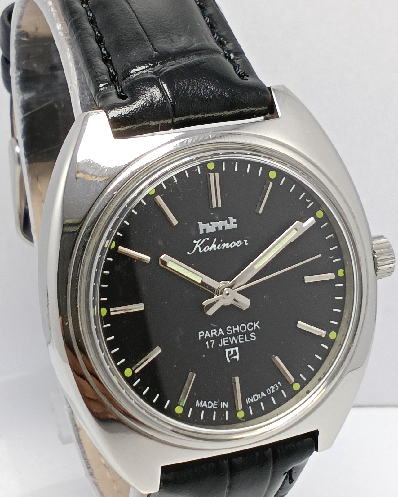 HMT Kohinoor 17 Jewels Hand Winding Wrist Watch For Men’s In Working Condition