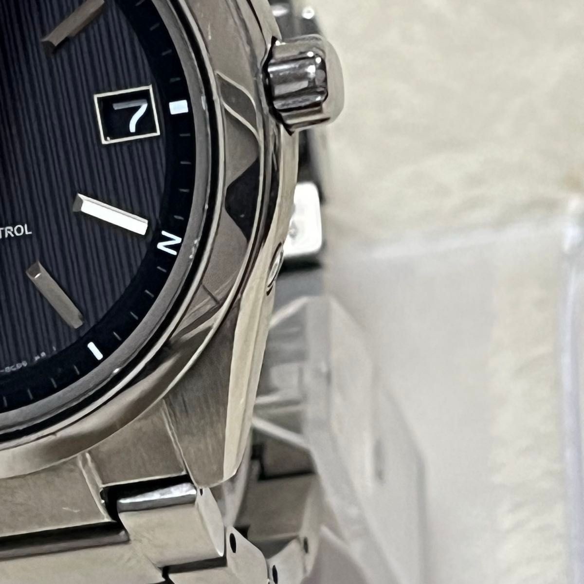 Excellent Condition SEIKO BRIGHTZ Radio Solar Lightweight Titanium Wristwatch SA