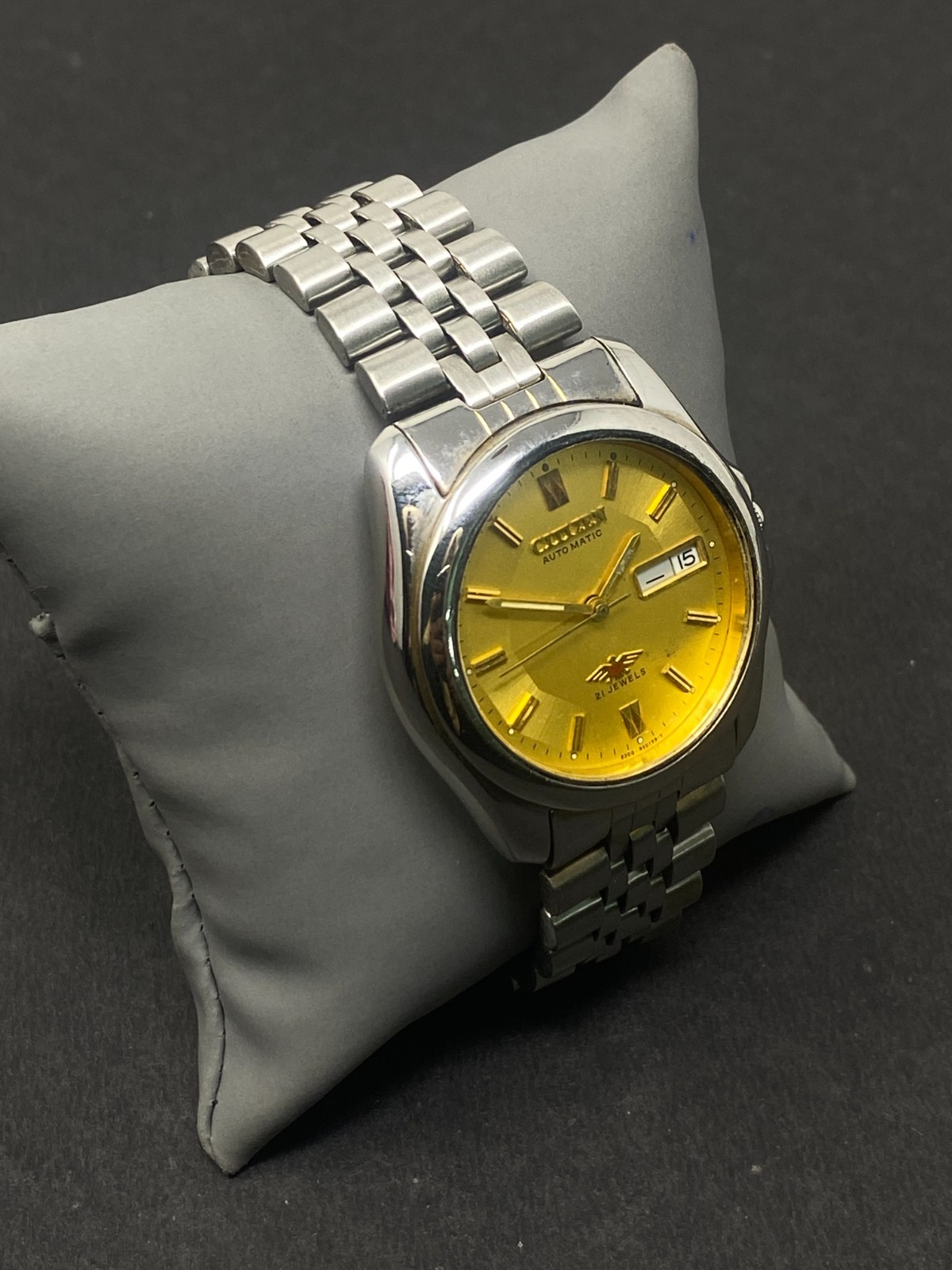 Vintage Citizen Automatic 8200A Japan Movement Day-Date Men’s Wrist Watch