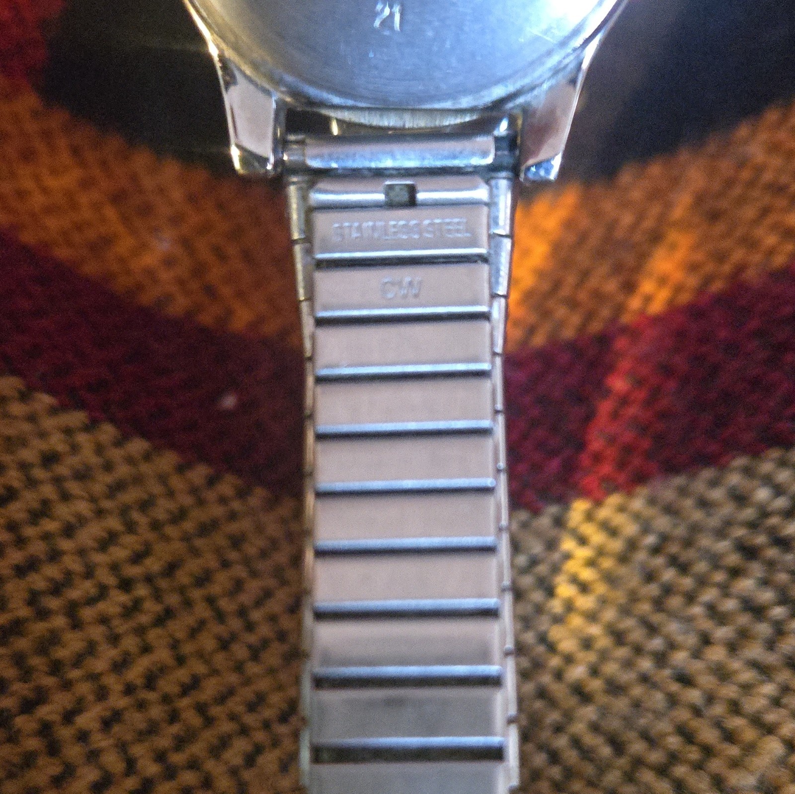 Timex Women’s Quartz Analog Wristwatch White Dial Arabic Two-Tone SS Bracelet