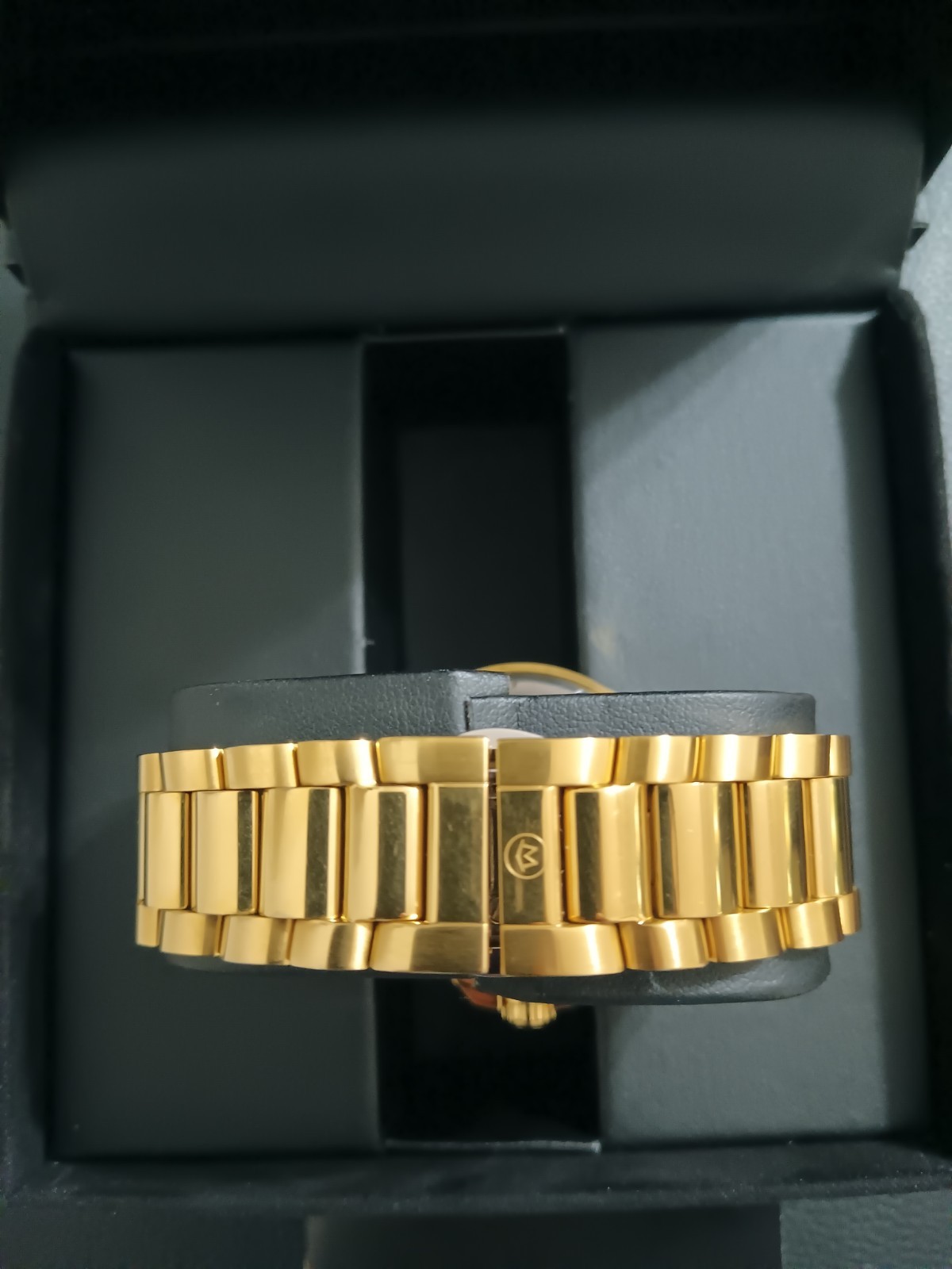 Gold chain 10k and Movado watch combo