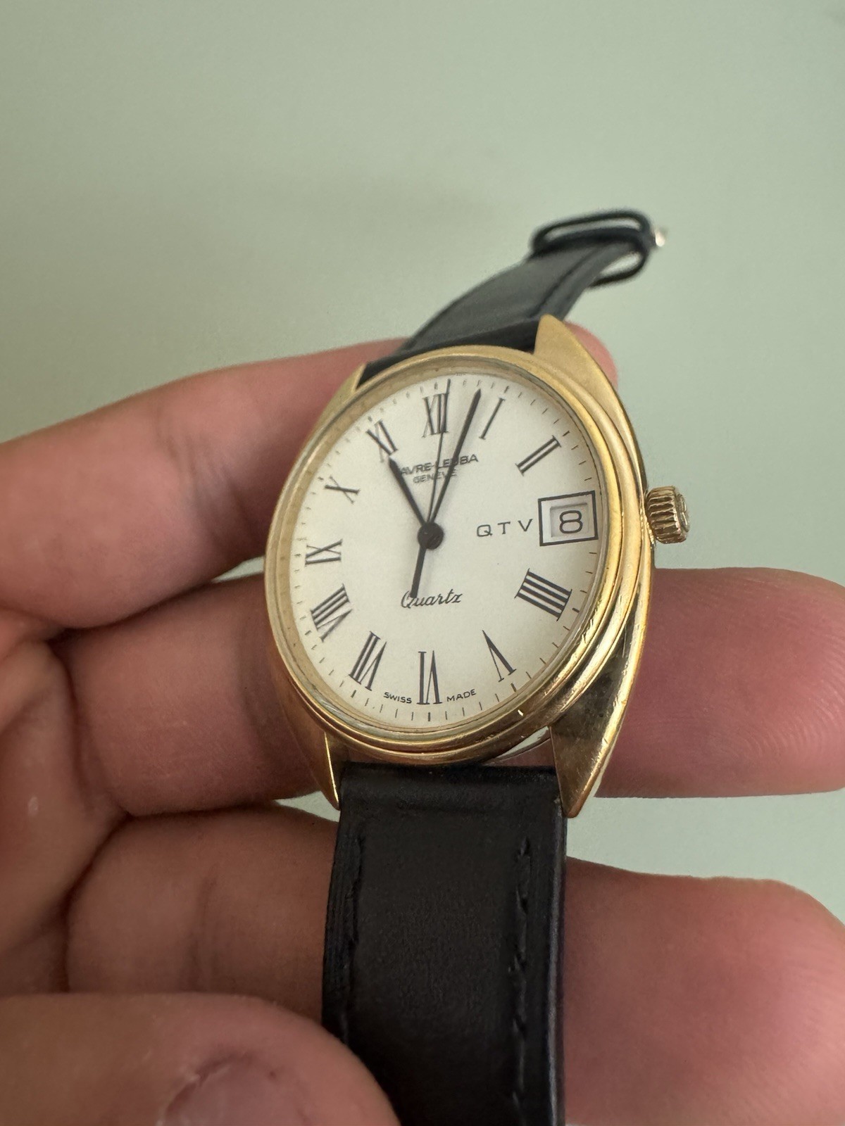Vintage Favre Leuba cal 940.111 QTV Dial