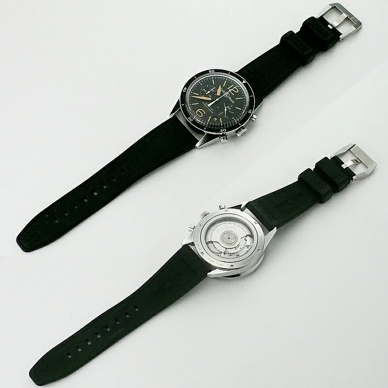 Used Bell & Ross vintage 126 chronograph BR126-94-SP Wrist watch