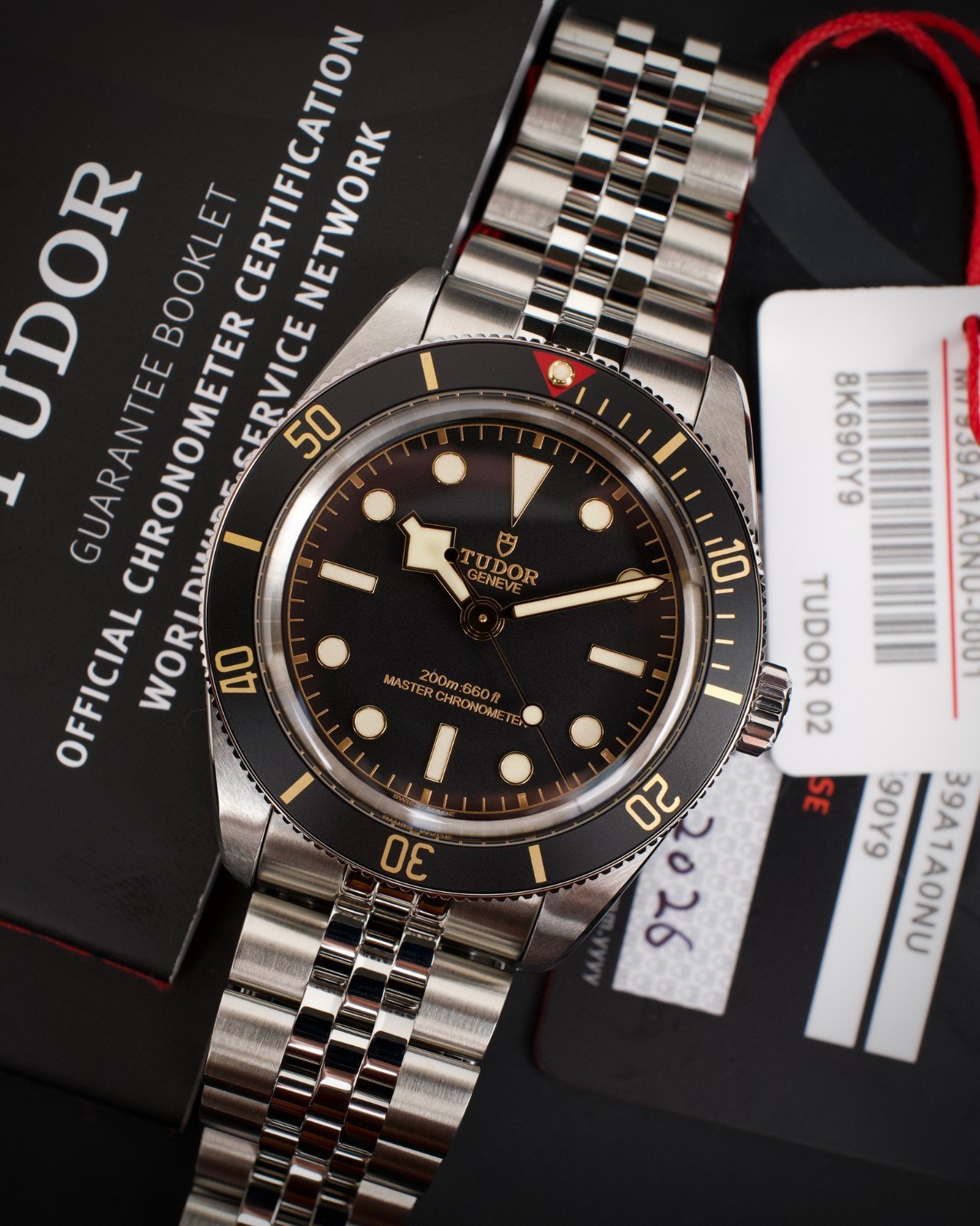 TUDOR Black Bay 39mm Jubilee Steel M7941A1A0NU-0001 JULY 2026 Box Papers