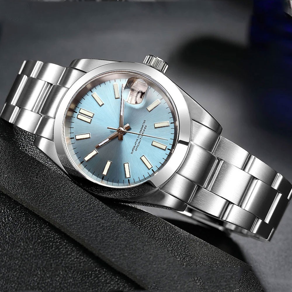 36mm/39mm Tandorio Lumen Sunburst Dial Sapphire Glass 20ATM NH35A Men Auto Watch