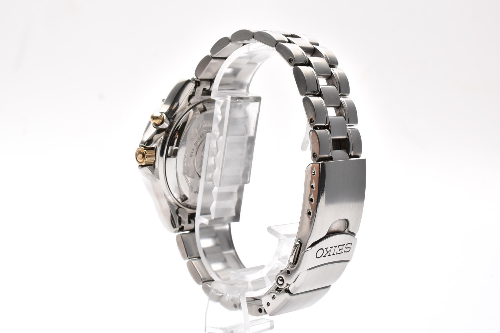 [Near Mint]SEIKO 5M63-0B30 42mm Kinetic Scuba Dive 200m Day-Date Eng/Kanji Watch
