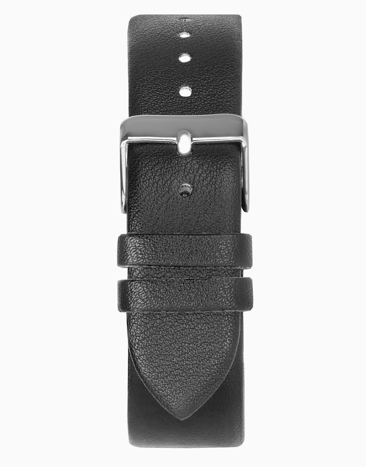 Limit Pilot 40mm Mens Round Silver Analogue Watch with Black Strap RRP £29.99