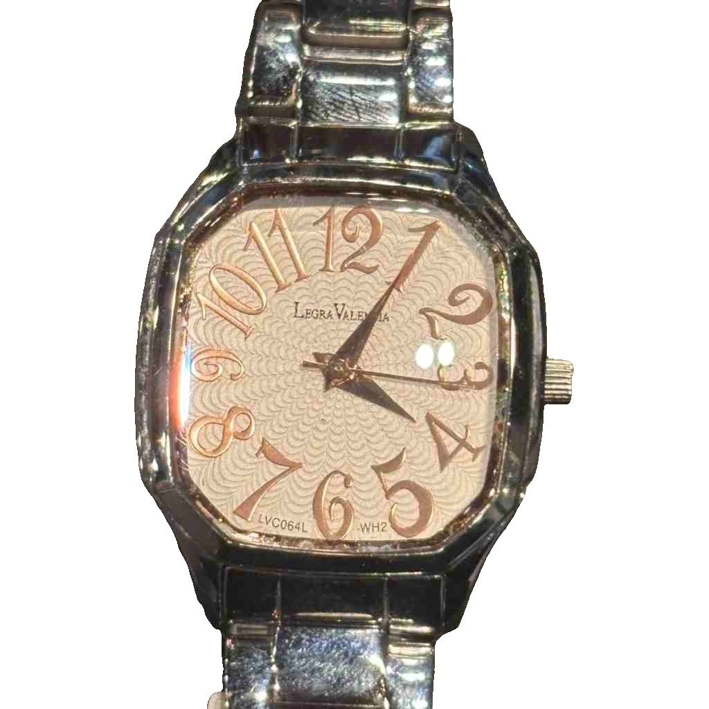 [A1R] Legra Valencia Quartz Silver Color Women Wristwatch [c2v]