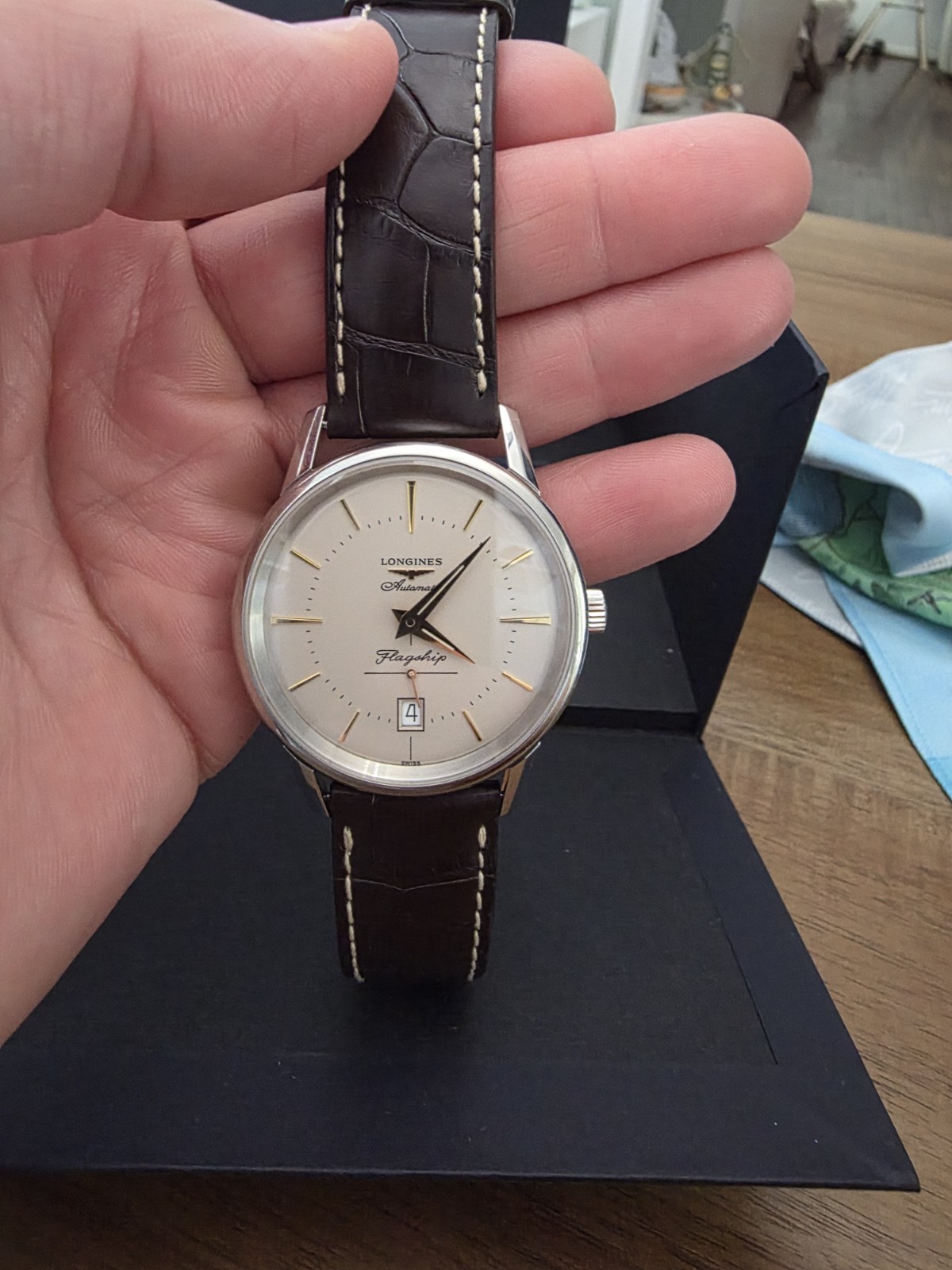 longines watch men automatic Flagship Heritage 38.5 MM