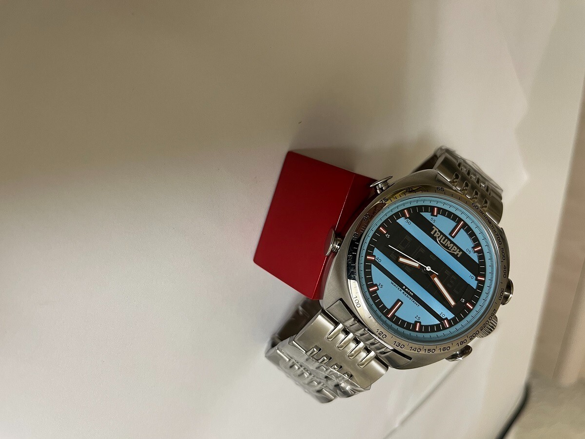 Men’s Triumph Motorcycle Watch Model 3021 Analog – digital RARE