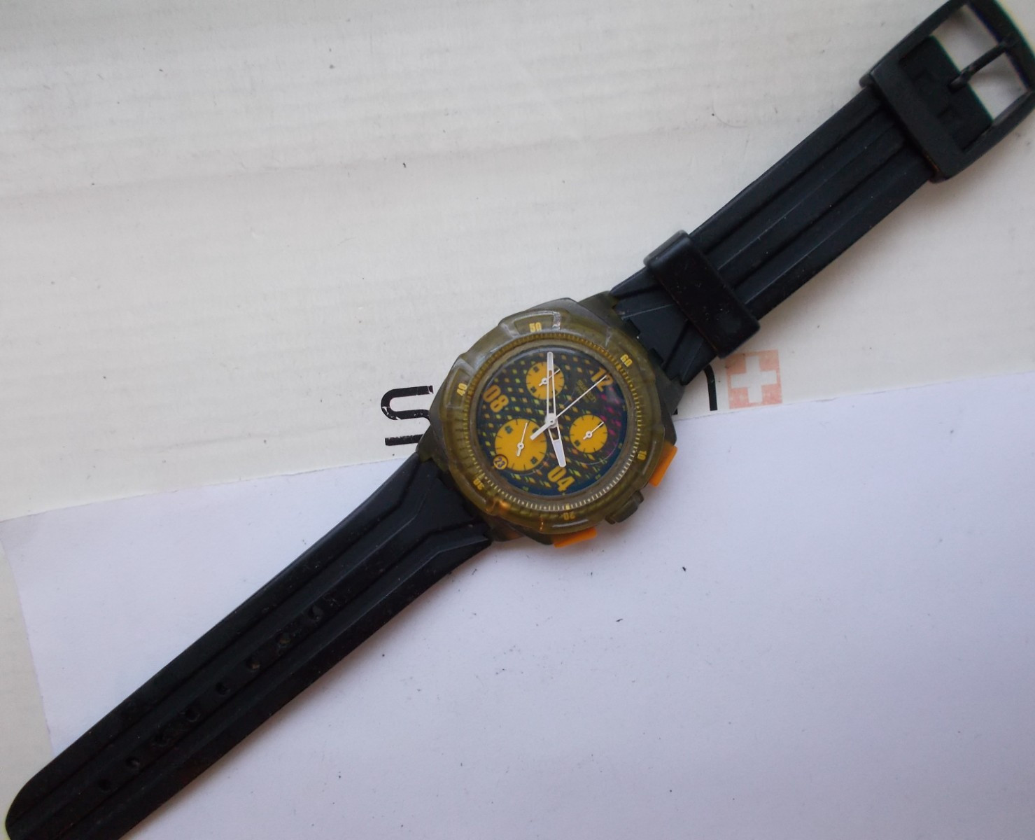 CHRONO ACCESS SWATCH ” SAND DIVER ” ’10 WOW RARE L@@K