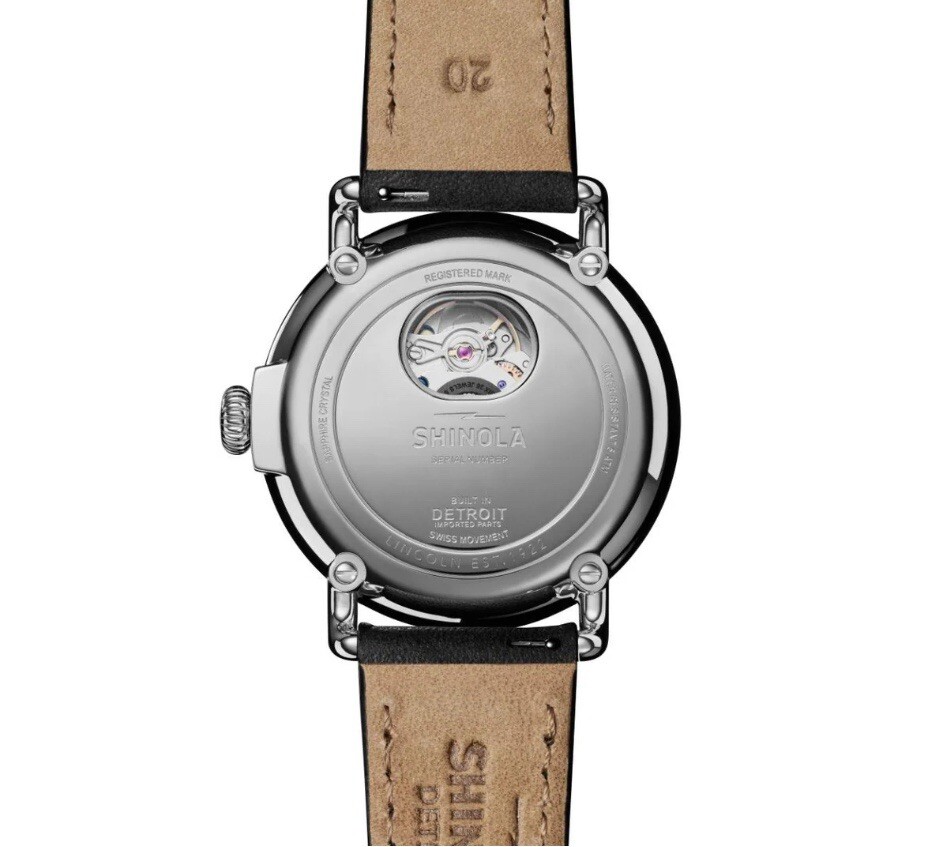 Shinola Automatic Runwell x Lincoln Limited Edition 100 Year Anniversary 1of500