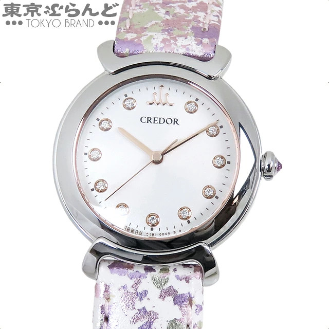 [3 Years] [Box] SEIKO CREDOR Linealux 120 pcs GSAS923 4J81-0BB0 White Diamond