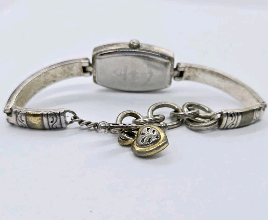 Brighton Watch Venezia Two tone New Battery Bracelet Band 8.5 in Toggle